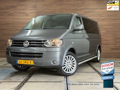Volkswagen Transporter - 2.0 TDI L2H1 DC Automaat | Leer | Navigatie | Sidebars