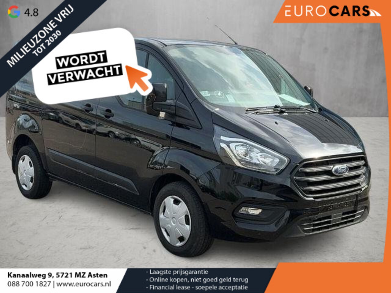 Ford Transit Custom - 131pk Automaat L1H1 Parkeersensoren Cruisecontrol Airco Euro6 Bluetooth - AutoWereld.nl