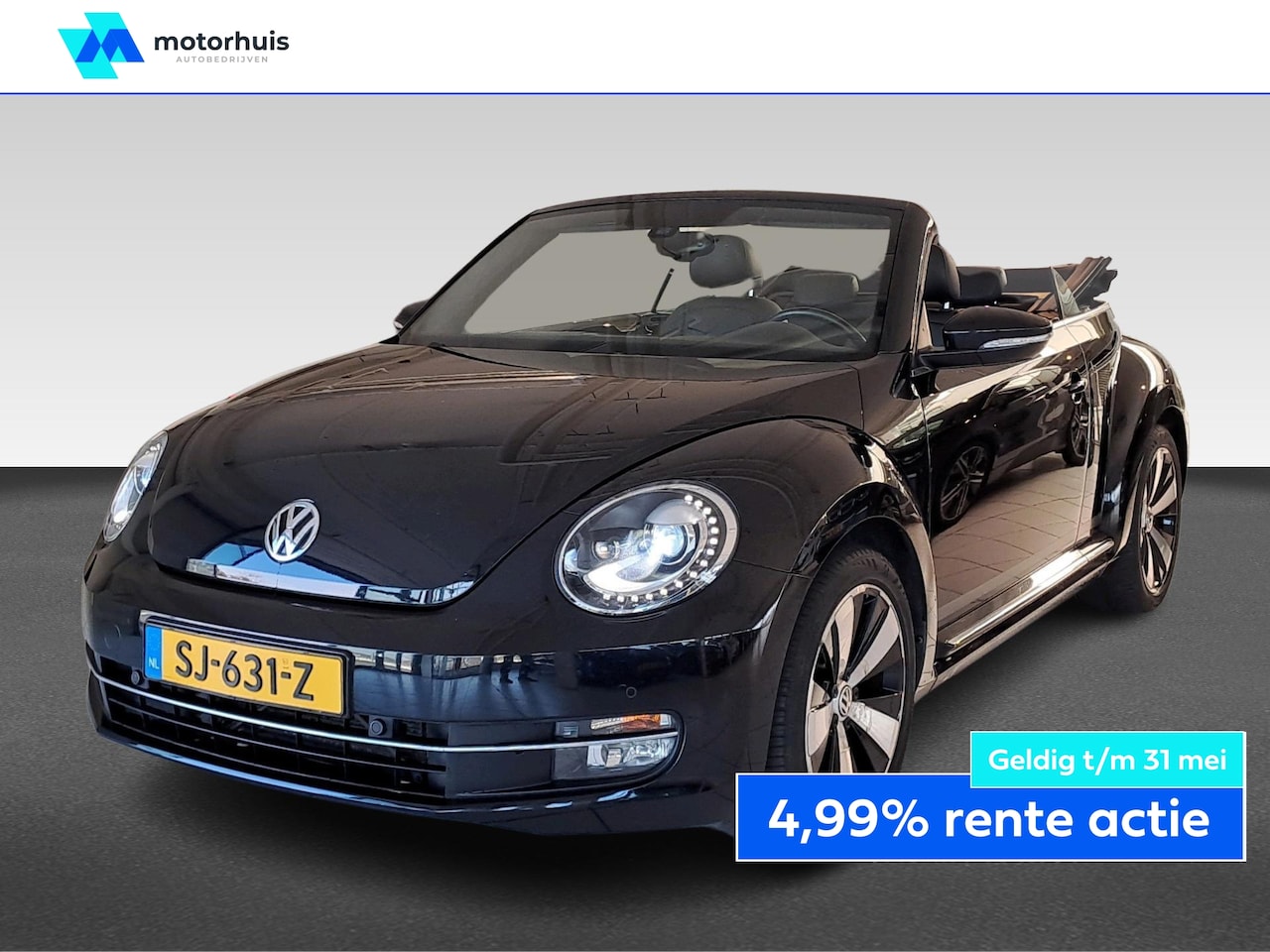 Volkswagen Beetle Cabriolet - 1.2 TSI 105PK DESIGN LED LEDER FENDER SOUND PDC WINTERPACK - AutoWereld.nl
