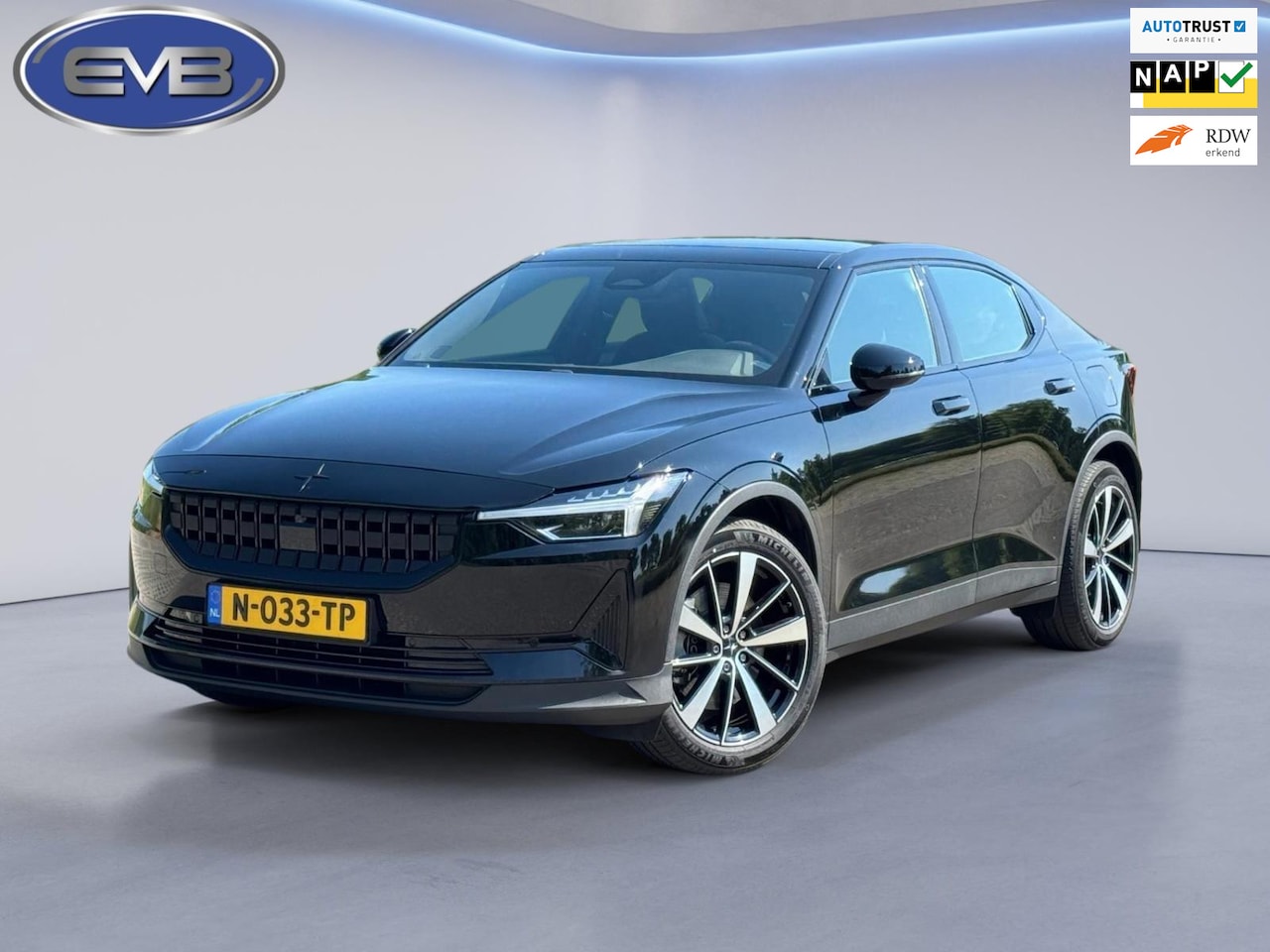 Polestar 2 - Standard Range Single Motor 63kWh, 66000 km, panoramadak, camera,Nederlandse auto met nati - AutoWereld.nl