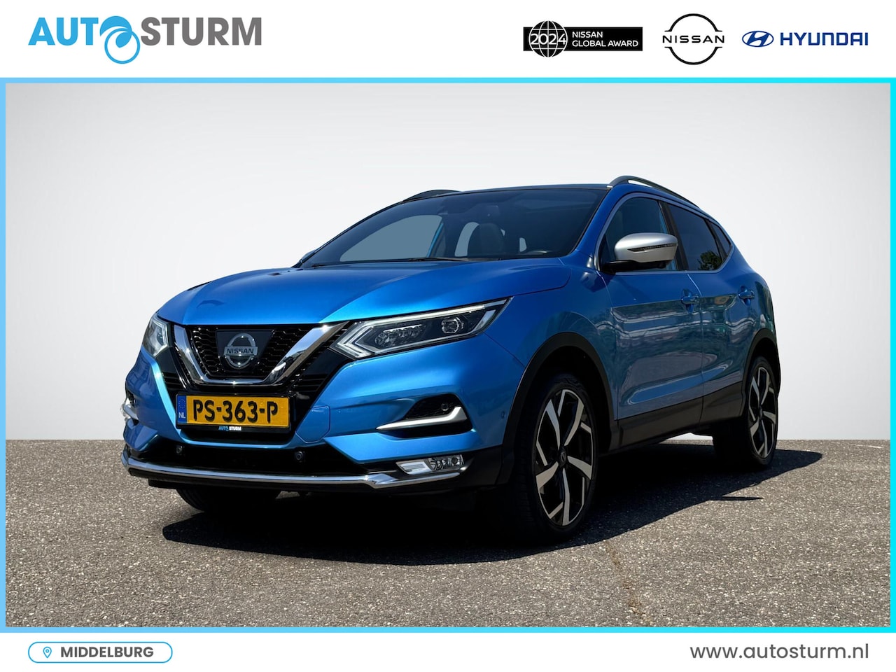 Nissan Qashqai - 1.6 Tekna + 1500kg Trekgewicht | Panoramadak | Nappa Leder | Geheugenstoel | BOSE Audio | - AutoWereld.nl