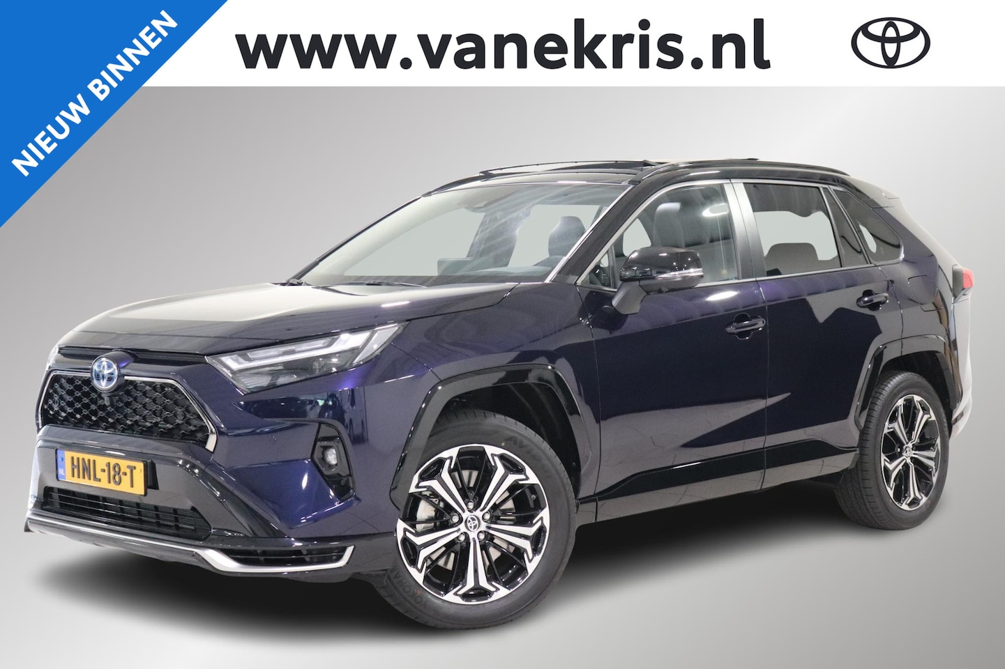Toyota RAV4 - 2.5 Plug-in Hybrid AWD Bi-Tone Plus, Pano, JBL, BSM, Alarm Klasse 3, Trekhaak,  Apple Carp - AutoWereld.nl