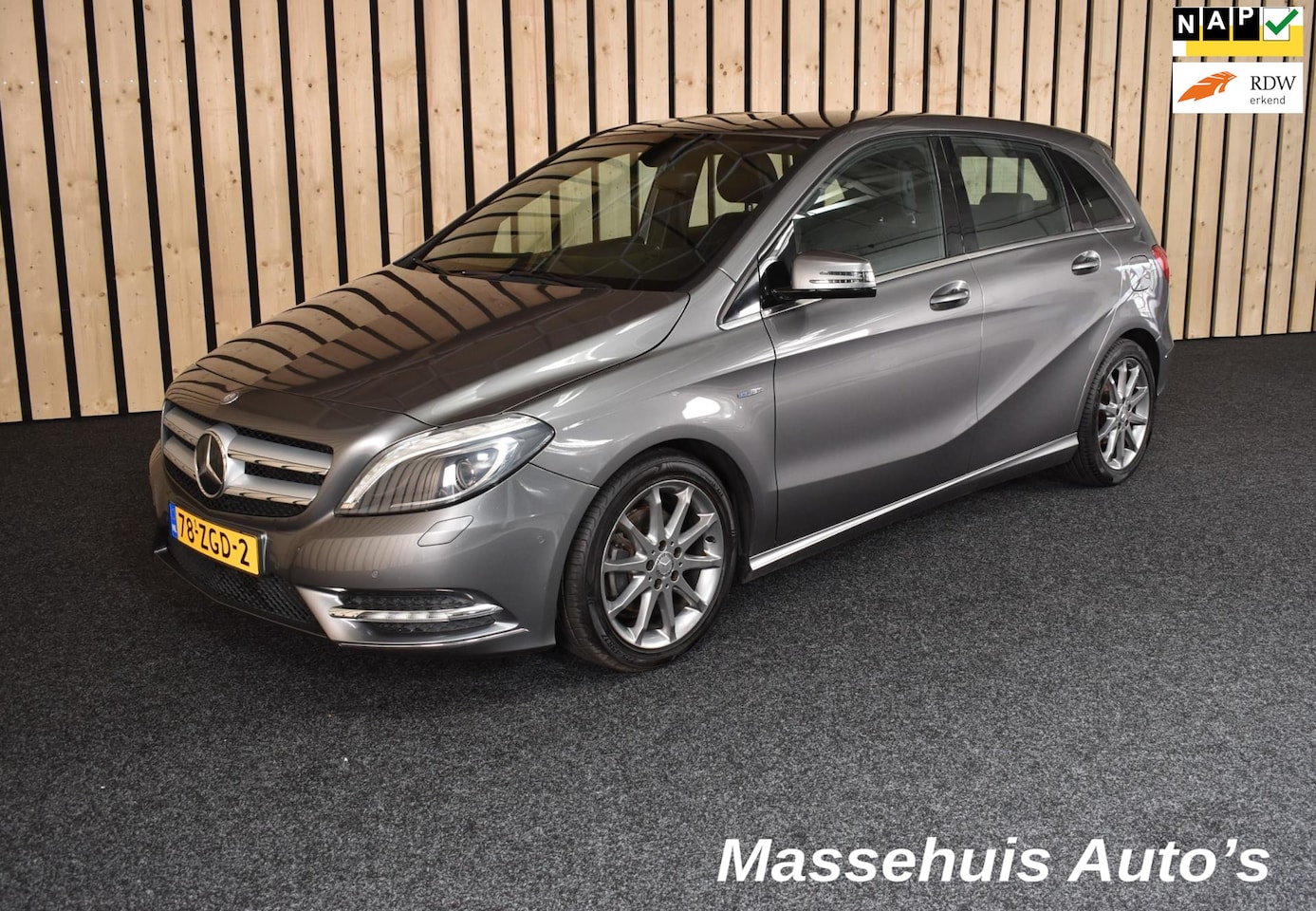 Mercedes-Benz B-klasse - 200 Ambition 107dkm Trekhaak Navi Bi-Xenon LED Clima Cruise PDC Nwe APK - AutoWereld.nl