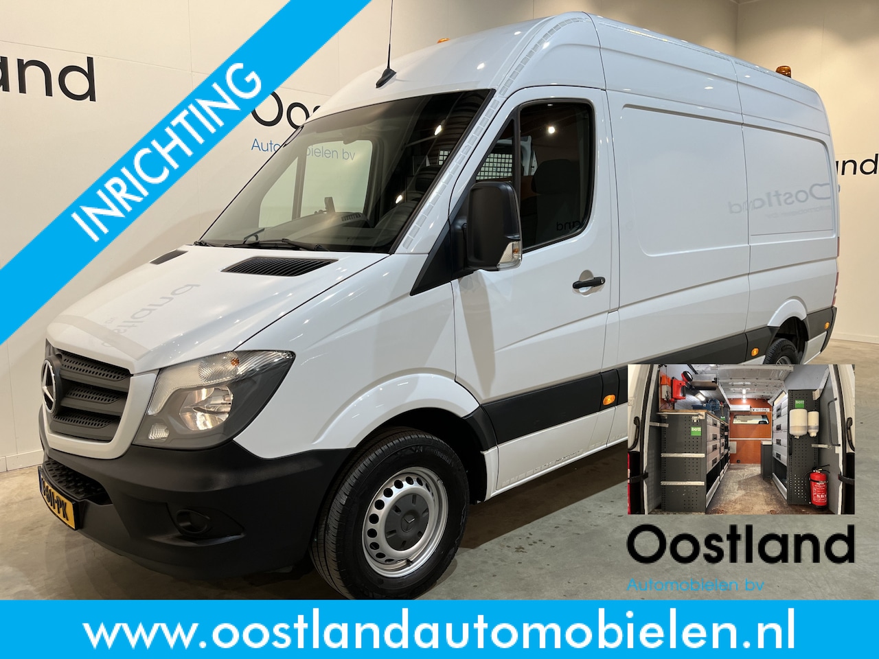 Mercedes-Benz Sprinter - 314 CDI L2H2 Automaat / Euro 6 / Servicebus  / Bott inrichting / 220V / Airco / - AutoWereld.nl