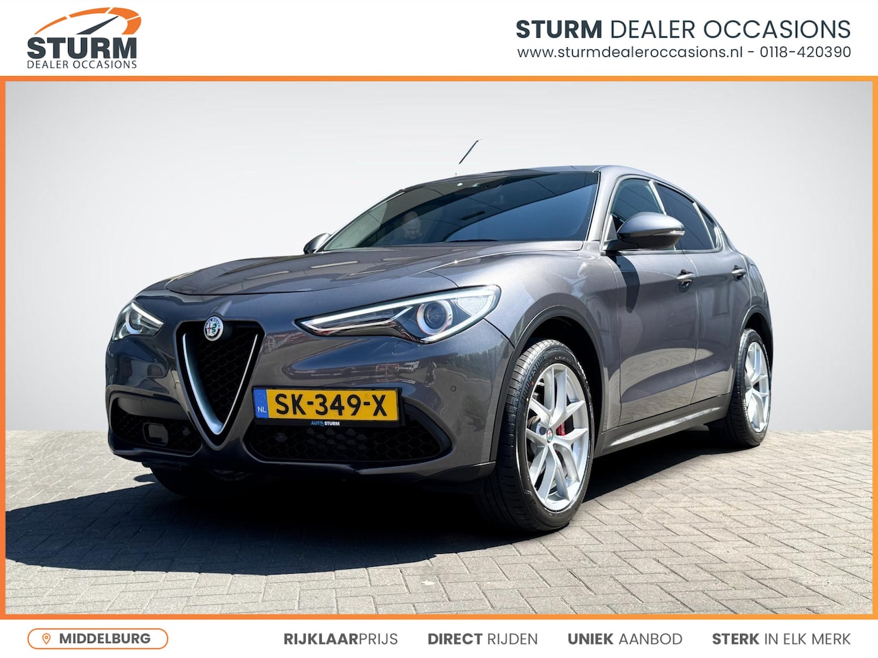 Alfa Romeo Stelvio - 2.0 T AWD Super Veloce Interieur | Trekhaak Afneembaar | Stuur- + Stoelverwarming | Geheug - AutoWereld.nl