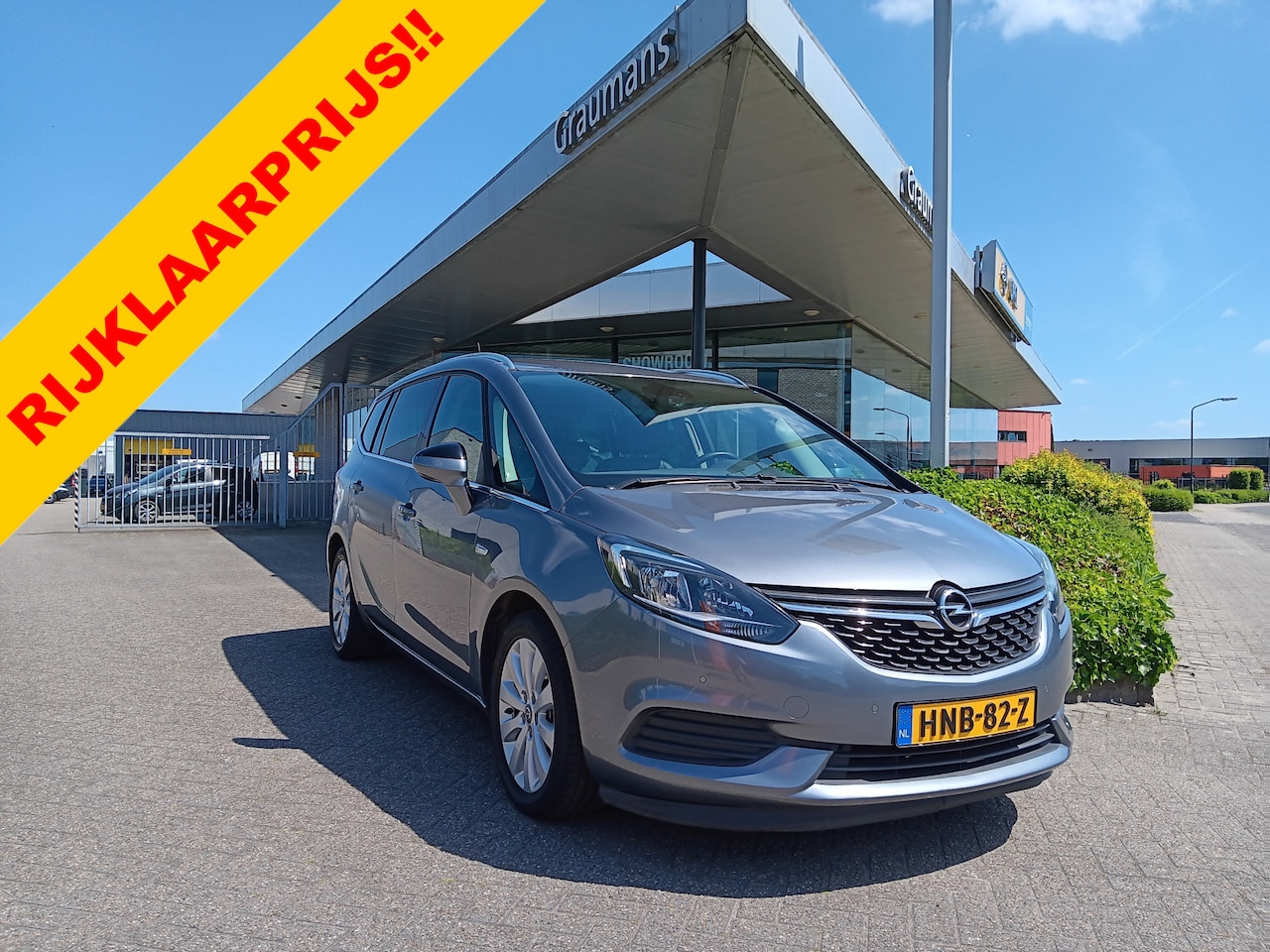 Opel Zafira - 1.6 Turbo Online Edition 7p. LEDER / AUTOMAAT / AIRCO / CRUISE-CONTROLE / PDC / 12 MND BOV - AutoWereld.nl