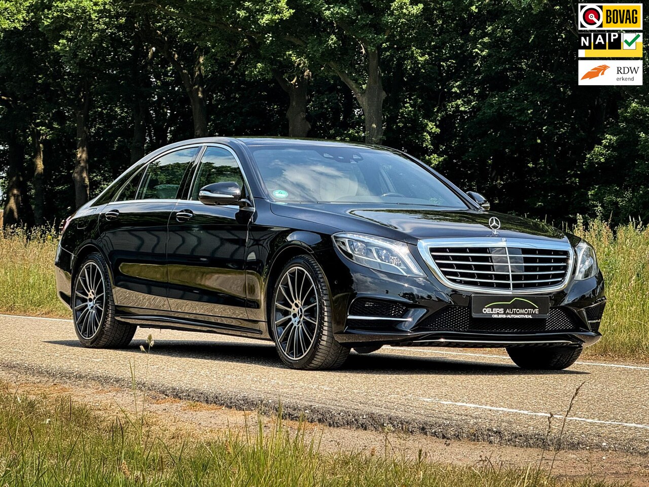Mercedes-Benz S-klasse - 350 BlueTEC Lang AMG Line | Burmester | 360 camera | Panorama dak | Org. NL | Eerste eig. - AutoWereld.nl