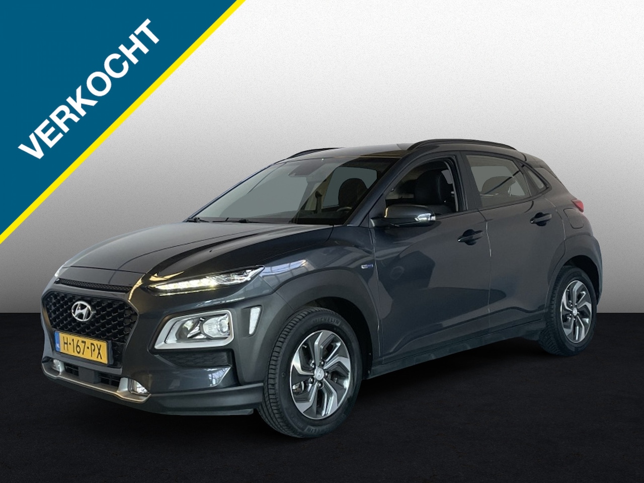 Hyundai Kona - 1.6 GDI HEV Comf Sm Navi Carplay - AutoWereld.nl