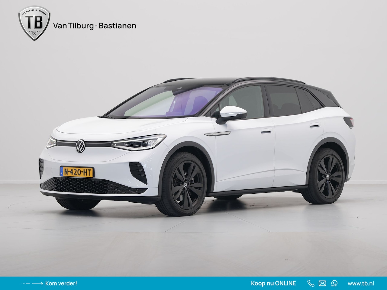 Volkswagen ID.4 - GTX 4Motion 77 kWh 360Camera Panorama Sideassist Stoelverwarming  Headup Display 196 - AutoWereld.nl