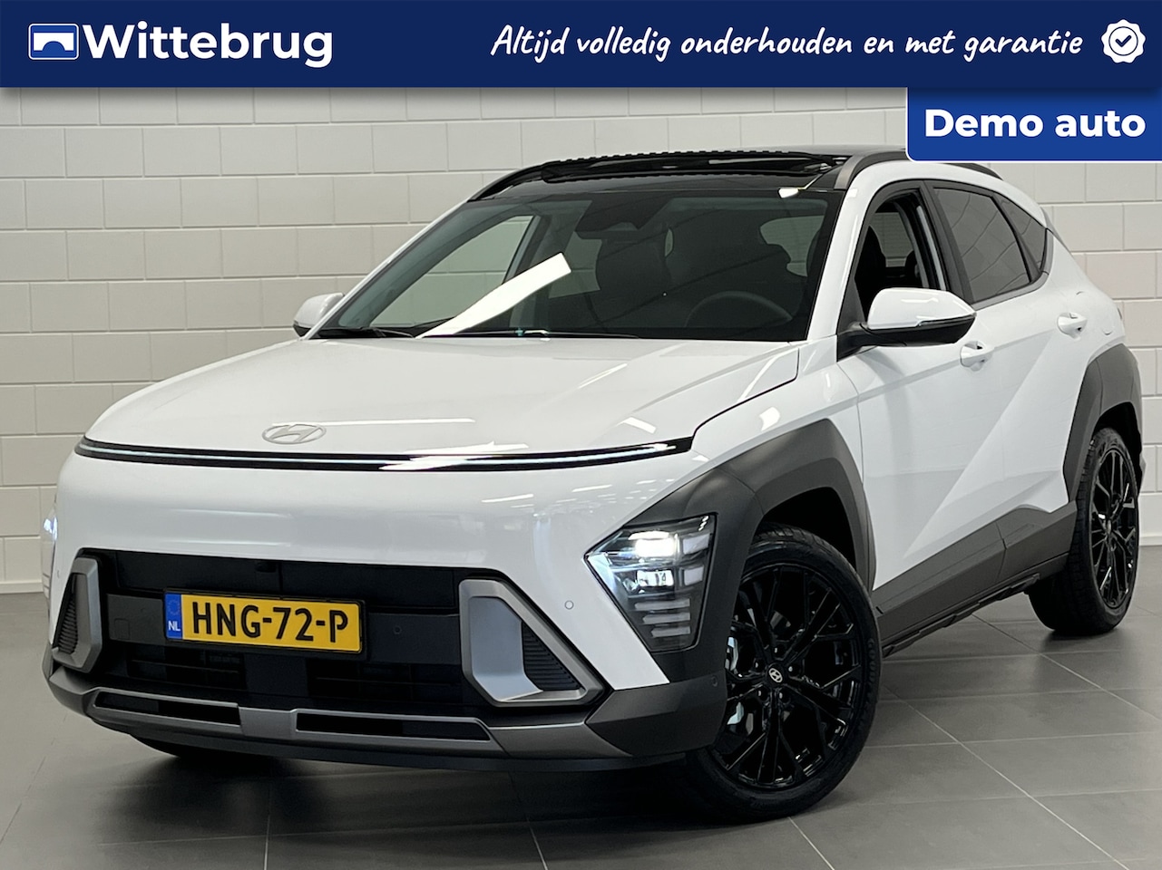 Hyundai Kona - 1.6 GDI HEV Premium Sky BLACK EDITION | 19 INCH VELGEN | PANORAMADAK | LEDER | FULL LED | - AutoWereld.nl