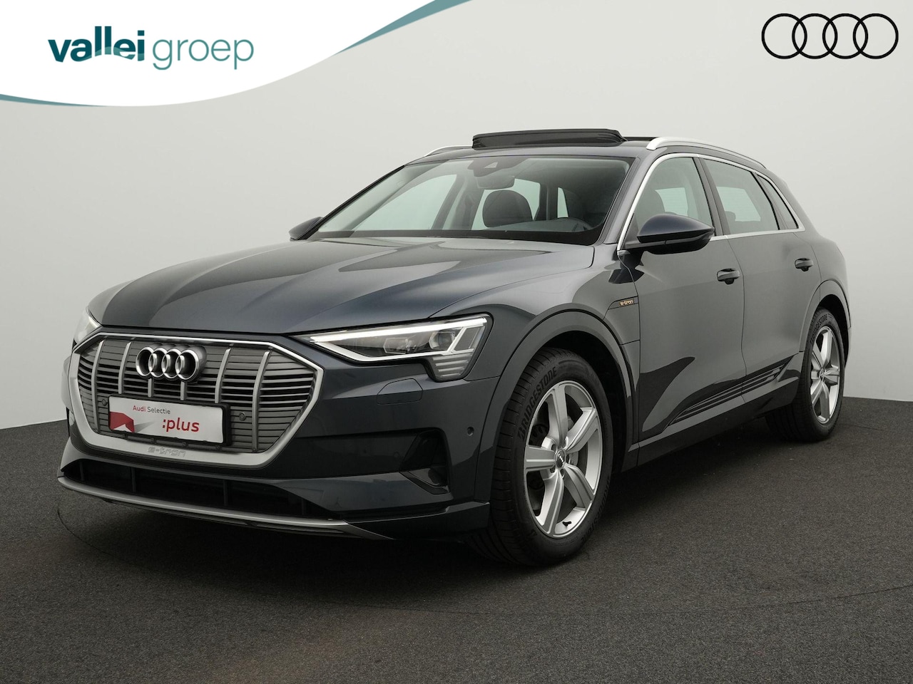 Audi e-tron - e-tron 50 quattro Launch edition plus 71 kWh 313 pk | Panoramadak | Leder | Luchtvering | - AutoWereld.nl
