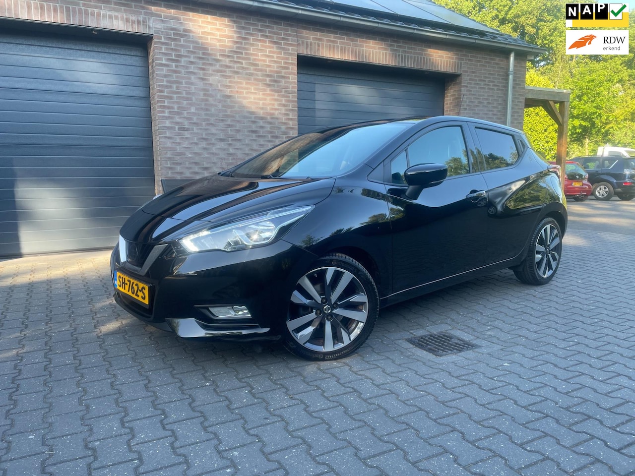 Nissan Micra - 0.9 IG-T Tekna ECC NAVI CAMERA 2018 - AutoWereld.nl