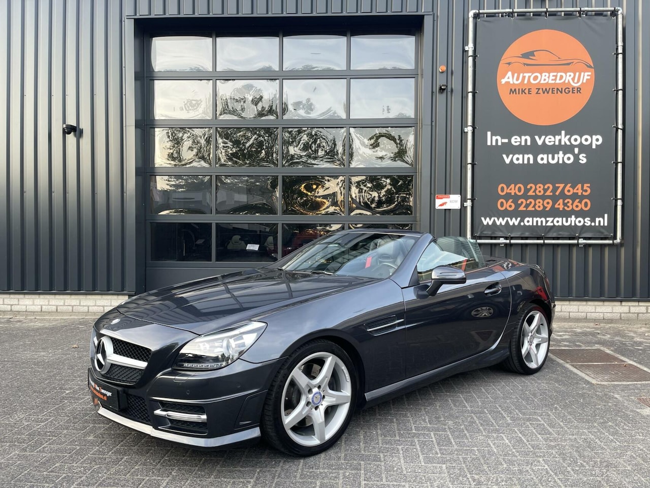 Mercedes-Benz SLK-klasse - 250 AMG PANORAMADAK|NEKVERWARMING|XENON|GROOT NAVIGATIE|STOELVERWARMING|LEER - AutoWereld.nl