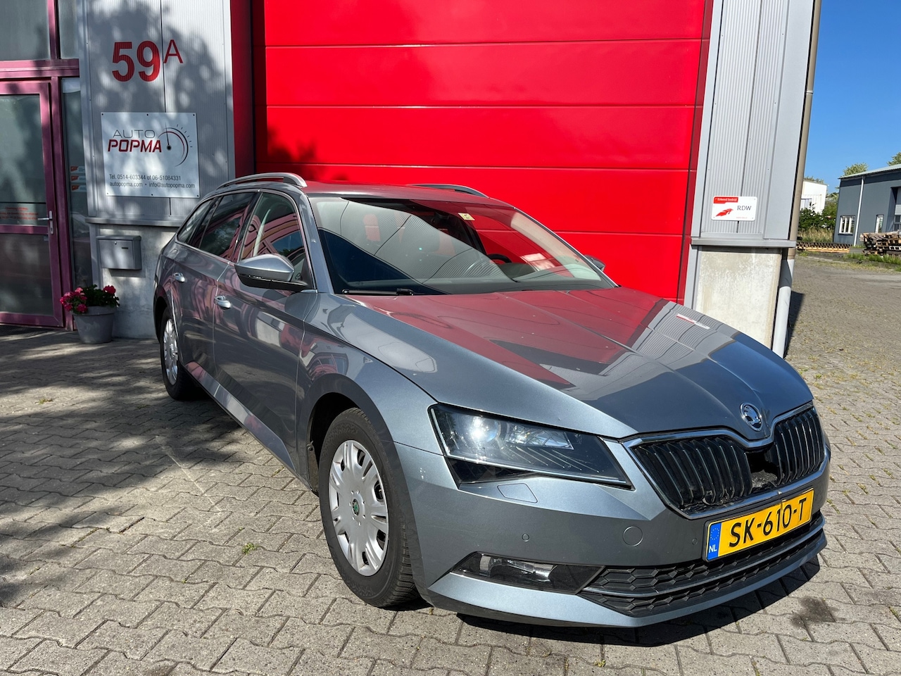 Skoda Superb Combi - 1.6 TDI 120pk Ambition Buss. ZIE FOTO'S / Fabrieks Sch. / Kanteldak / Memo Stoel / trekh. - AutoWereld.nl