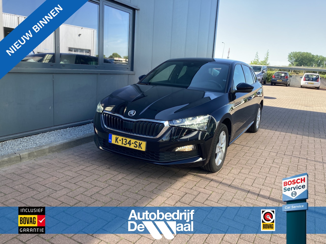 Skoda Scala - 1.0 TSi 110pk DSG Sport Business NAVI/VIRTUAL/CARPLAY/PDC/WINTERPACK - AutoWereld.nl