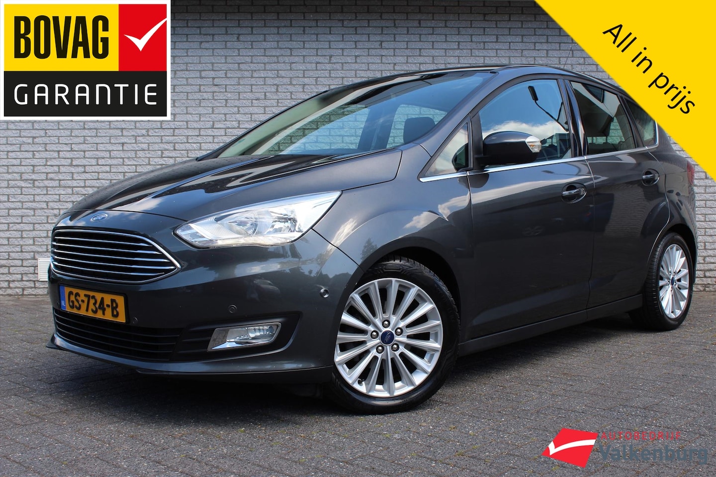 Ford C-Max - 1.0 EcoBoost 125pk Titanium | Camera | PDC | Cruise | Climatronic | NAVI | LMV 17'' - AutoWereld.nl
