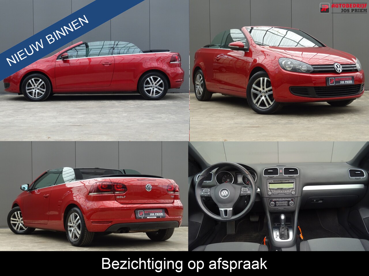 Volkswagen Golf Cabriolet - 1.4 TSI * DEALER ONDERH. *  ECC !! - AutoWereld.nl