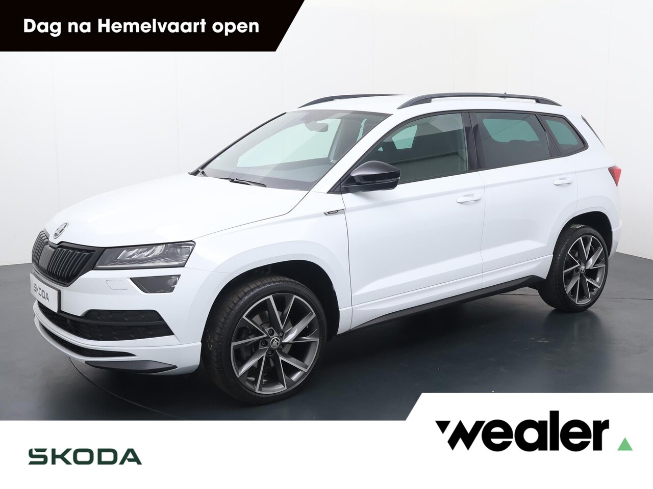 Skoda Karoq - 1.5 TSI ACT Sportline Business | 150 PK | Elek. achterklep | Navigatiesysteem | Achteruitr - AutoWereld.nl