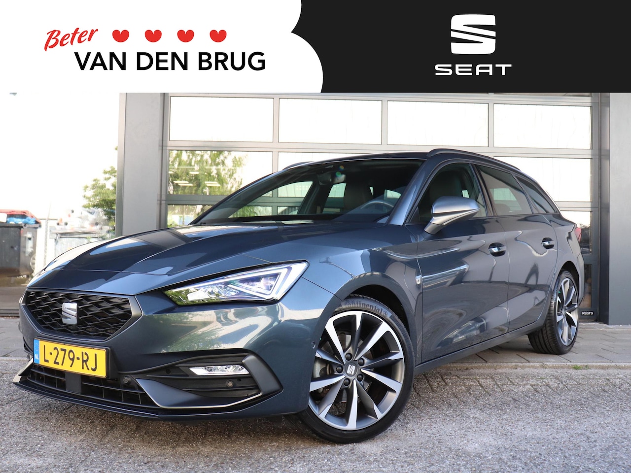 Seat Leon Sportstourer - 1.5 TSI 150pk FR Business Intense | Trekhaak | 18" lichtmetalen velgen | Achteruitrijcamer - AutoWereld.nl