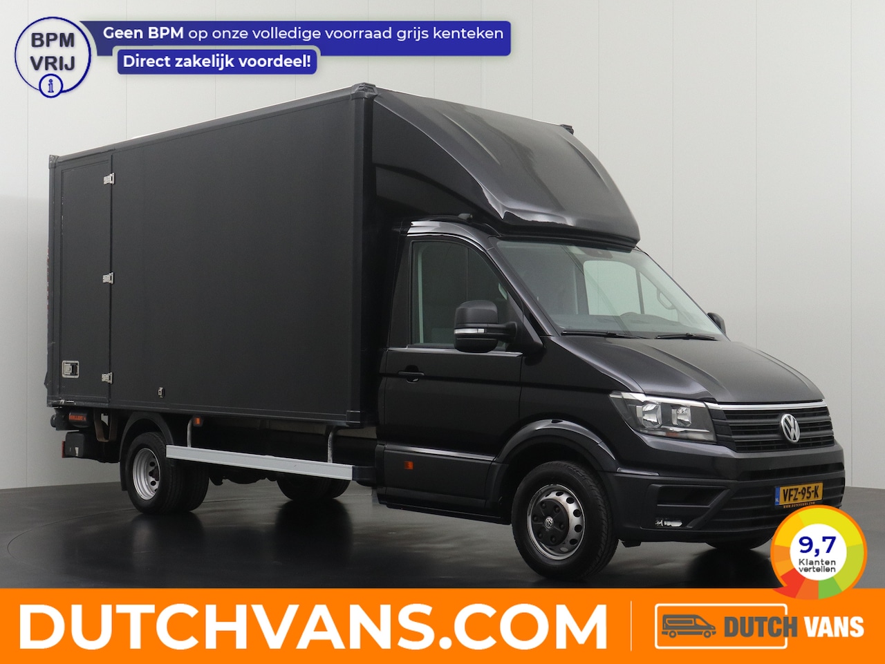 Volkswagen Crafter - 2.0TDI 177PK DSG Automaat Bakwagen+Laadklep | Dakspoiler | Zijdeur | Navigatie | Airco | C - AutoWereld.nl