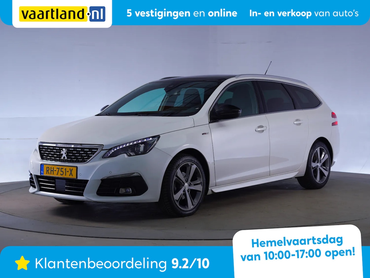 Peugeot 308 - 1.2 PureTech GT-line [ Led Panoramadak Nav Cam ] - AutoWereld.nl