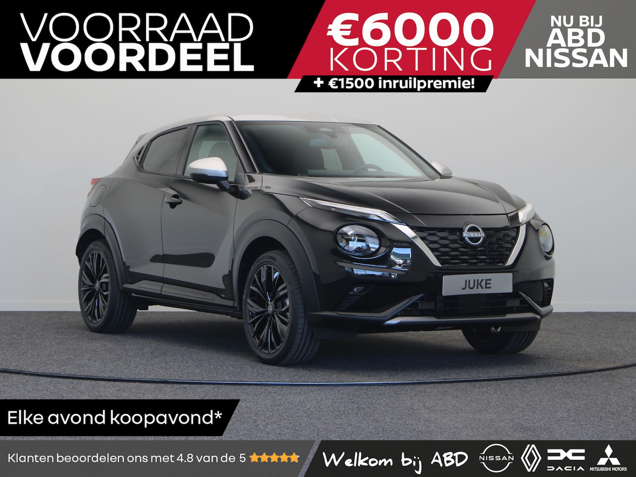 Nissan Juke - N-Sport + Technology Pack + Light Cold Pack 1.6L HYBRID 143 | 17" Lichtmetalen velgen | 19 - AutoWereld.nl