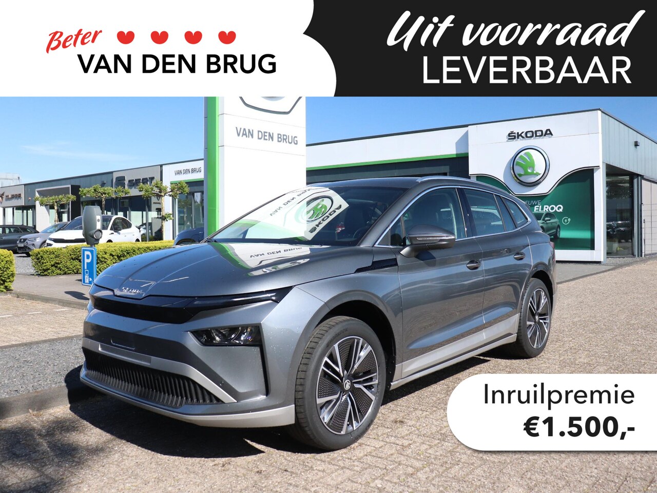 Skoda Enyaq iV - Selection Elektromotor 210 kW / 286 PK SUV Elektri | Trekhaak | Adaptive cruise control | - AutoWereld.nl