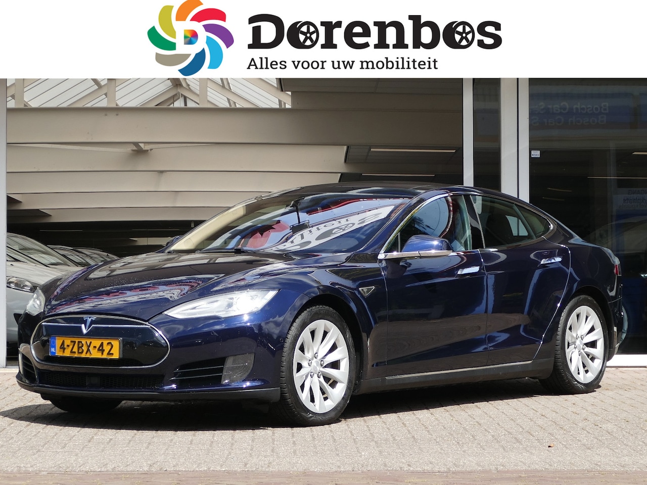 Tesla Model S - S85 FREECHARGE 7 zitplaatsen | panoramadak | stoelverwarming | all-season-banden - AutoWereld.nl