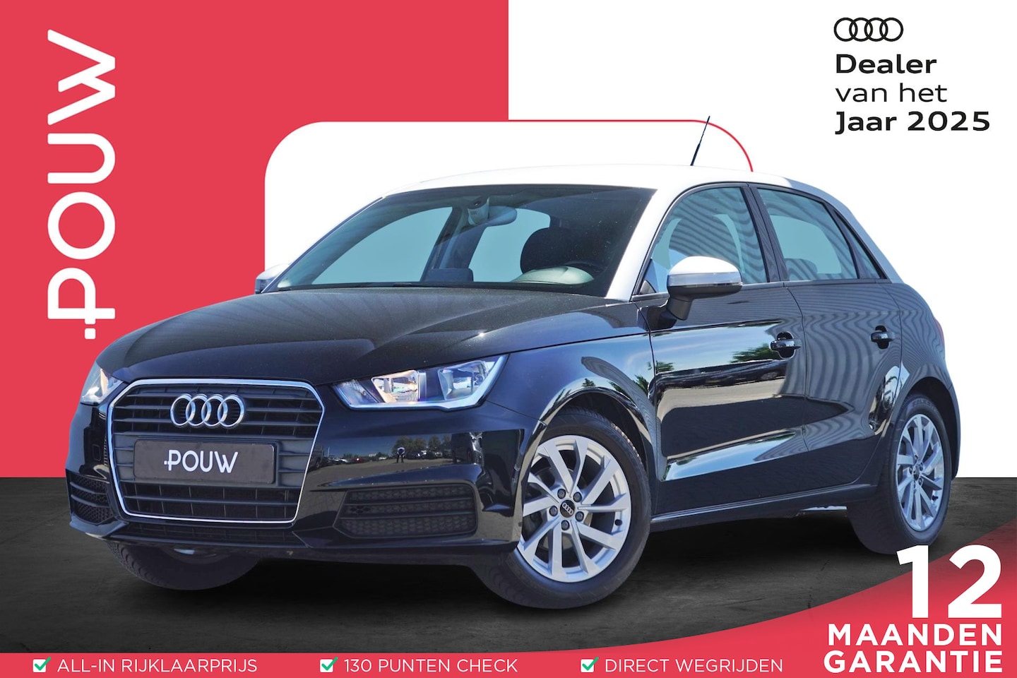 Audi A1 Sportback - 1.0 TFSI 95pk S-tronic Active | Cruise Control | Navigatie | Stoelverwarming - AutoWereld.nl