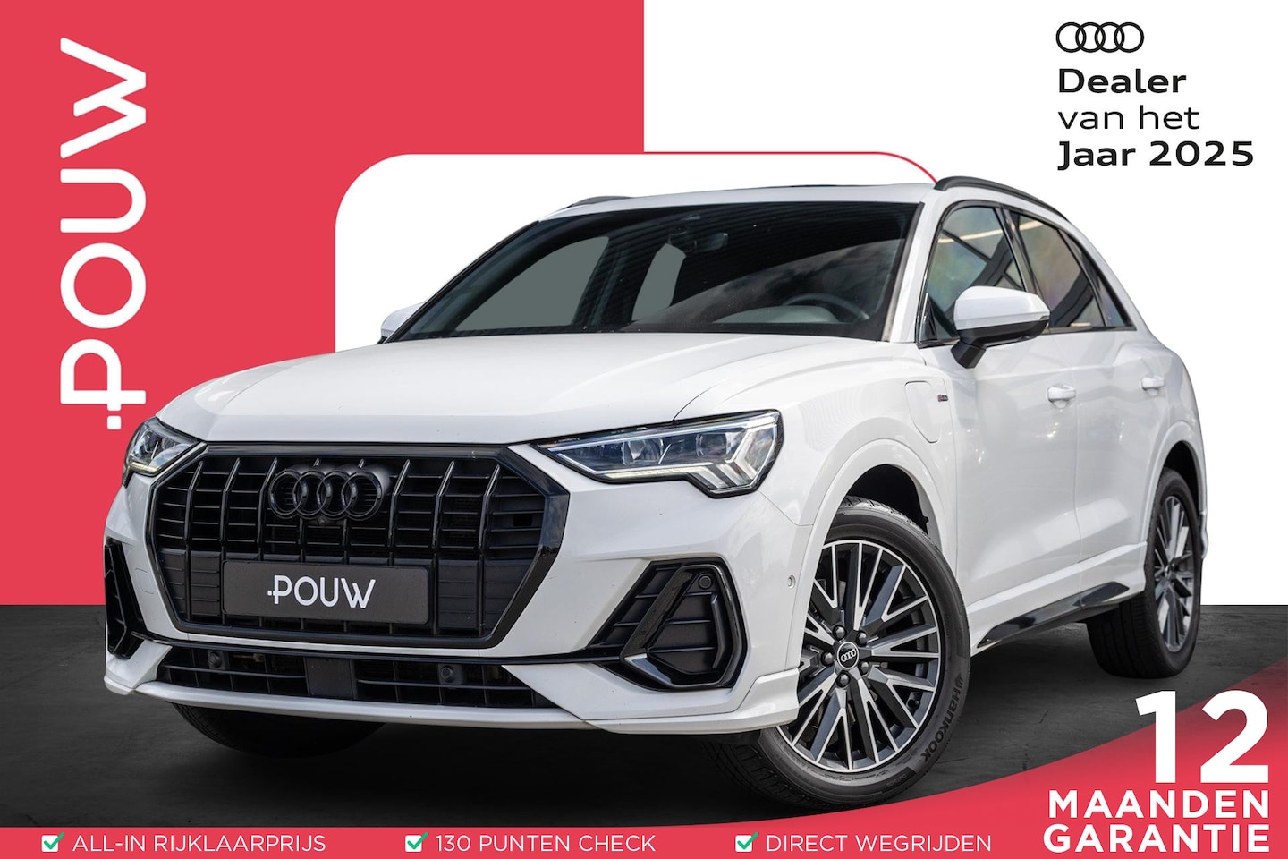 Audi Q3 - 45 TFSIe 245pk PHEV S-tronic S Edition | SoH 94% | Panoramadak | Trekhaak | 19'' Velgen | - AutoWereld.nl