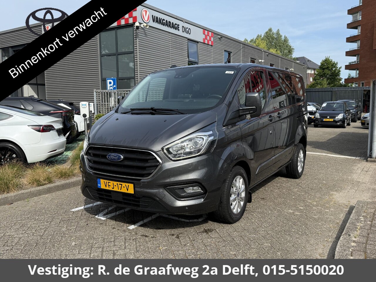 Ford Transit Custom - 300 2.0 TDCI L1H1 Limited DC Dubbele Cabine | Stoelverwarming | Parkeerhulpcamera | - AutoWereld.nl