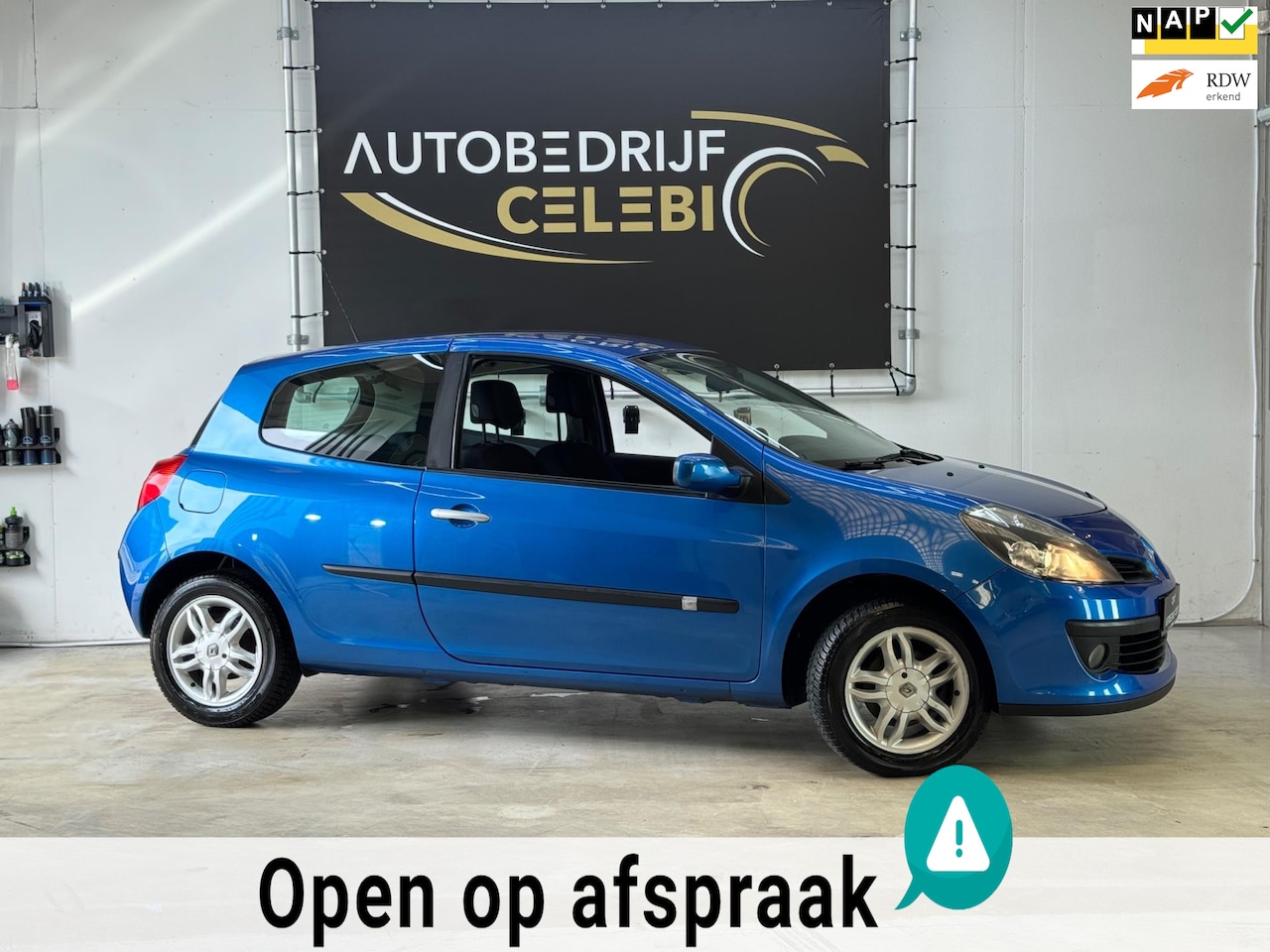 Renault Clio - 1.2-16V Team Spirit 2006 BLAUW ELEKTR|NAP|AIRCO - AutoWereld.nl