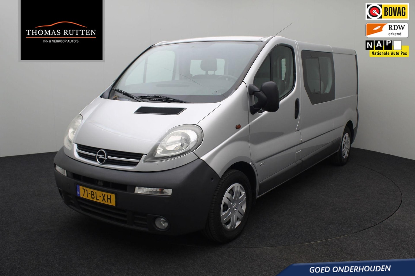 Opel Vivaro - 1.9 DTI L2H1 2004 NAP Rolstoelbus | Mindervalide | Airco | Navigatie | Roelstoelvervoer | - AutoWereld.nl