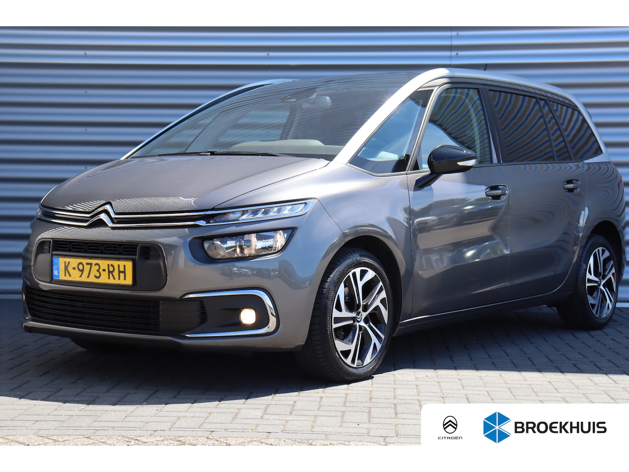 Citroën Grand C4 SpaceTourer - Citroën 1.2 PURETECH 130PK 7-ZITS SHINE / NAVI / CLIMA / LED / PDC / 17" LMV / CAMERA / KE - AutoWereld.nl