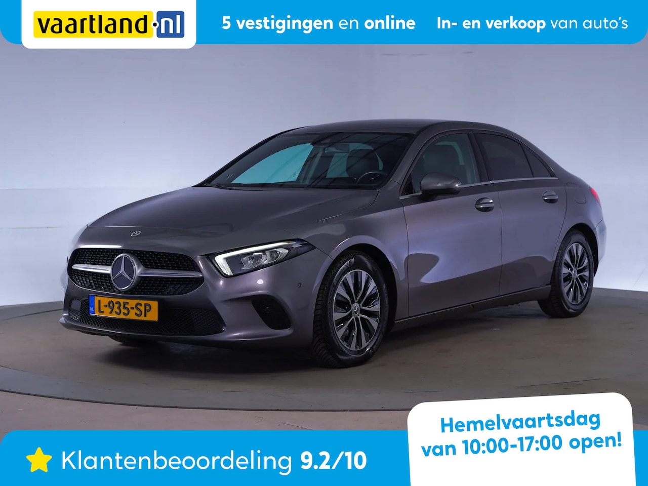 Mercedes-Benz A-klasse - Sedan 180 Luxury Aut. [ Widescreen LED Half-leder Stoelverwarming ] - AutoWereld.nl