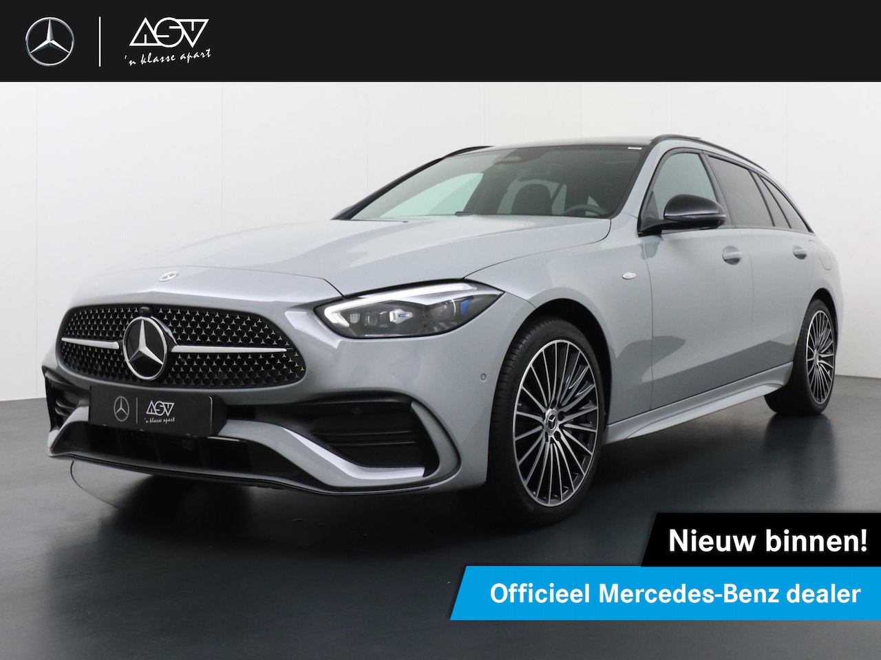 Mercedes-Benz C-klasse Estate - 300 e Business Solution AMG | Niveauregeling | Trekhaak Wegklapbaar | Memorystoelen | Digi - AutoWereld.nl