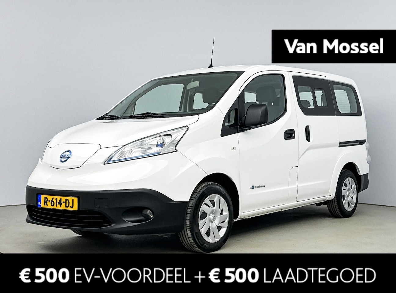 Nissan e-NV200 Evalia - 40 kWh Optima | BTW | 5-Persoons | Achteruitrijcamera | Airco | Stoel & Stuurverwarming - AutoWereld.nl