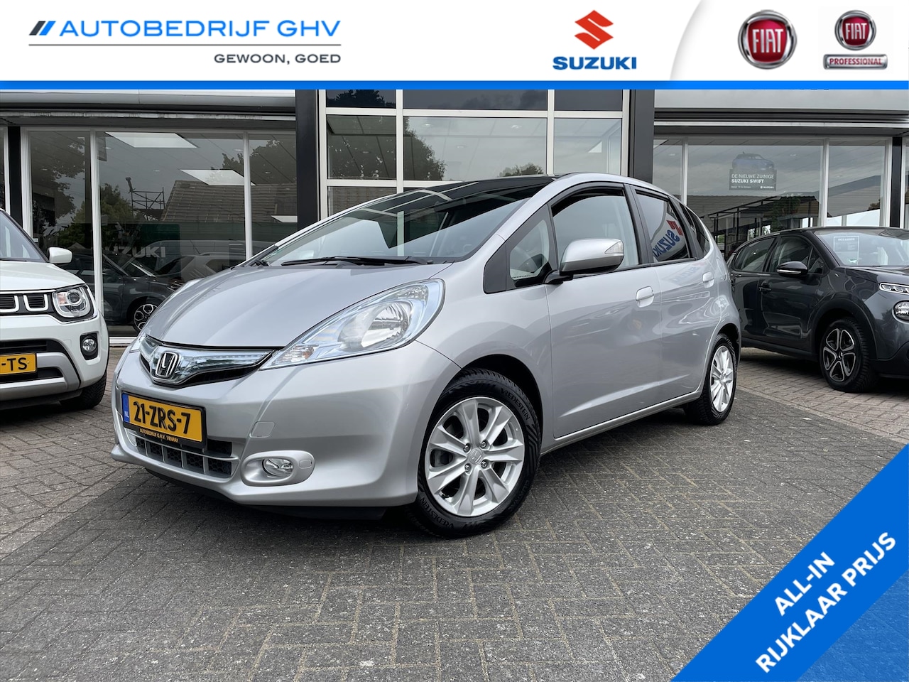 Honda Jazz - Hybrid 1.4 i-VTEC 102pk CVT Elegance | Automaat | Panoramadak | Trekhaak | - AutoWereld.nl