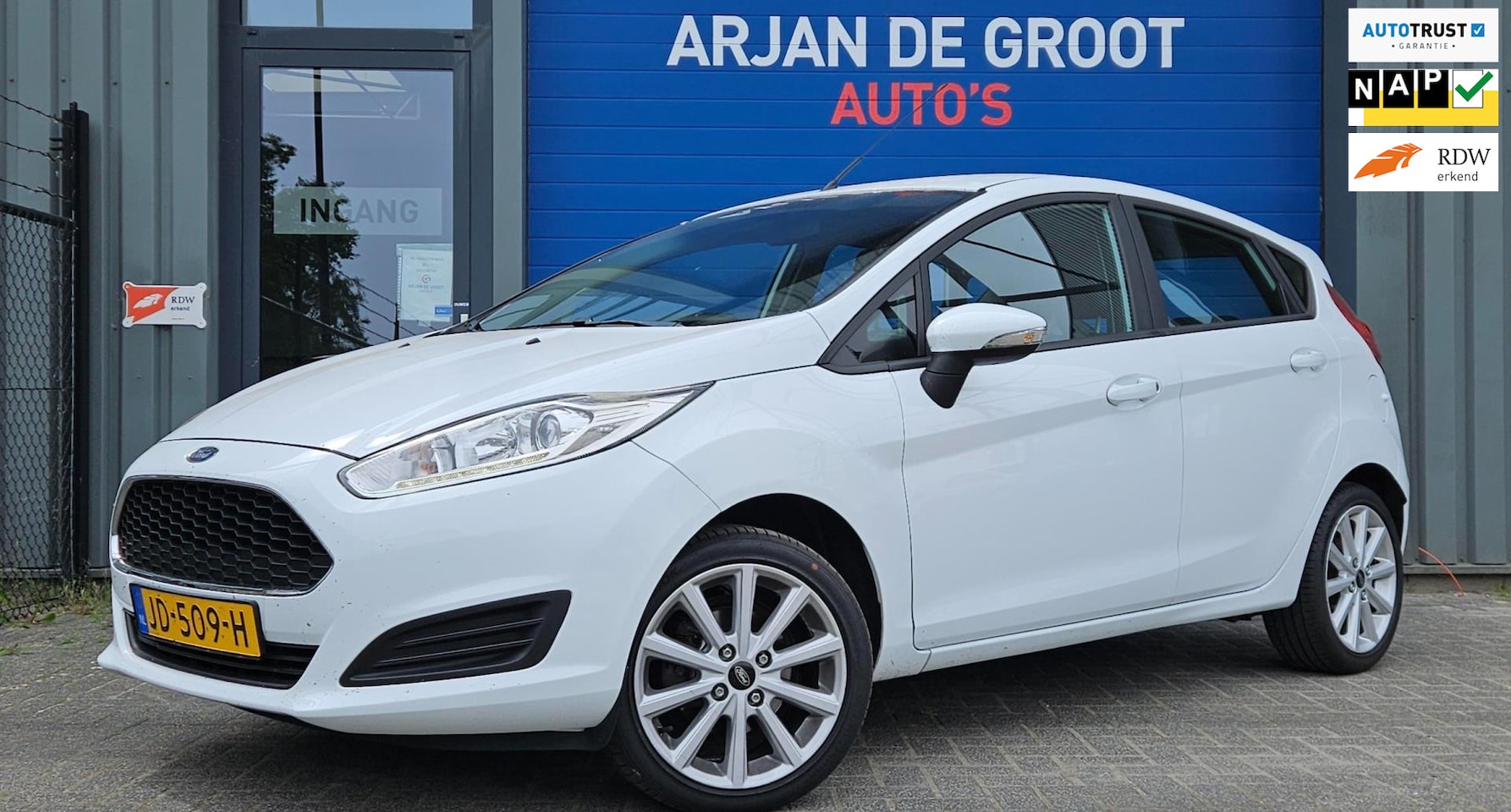 Ford Fiesta - 1.0 Style 5DRS Airco Navigantie Cruise NAP! LED - AutoWereld.nl