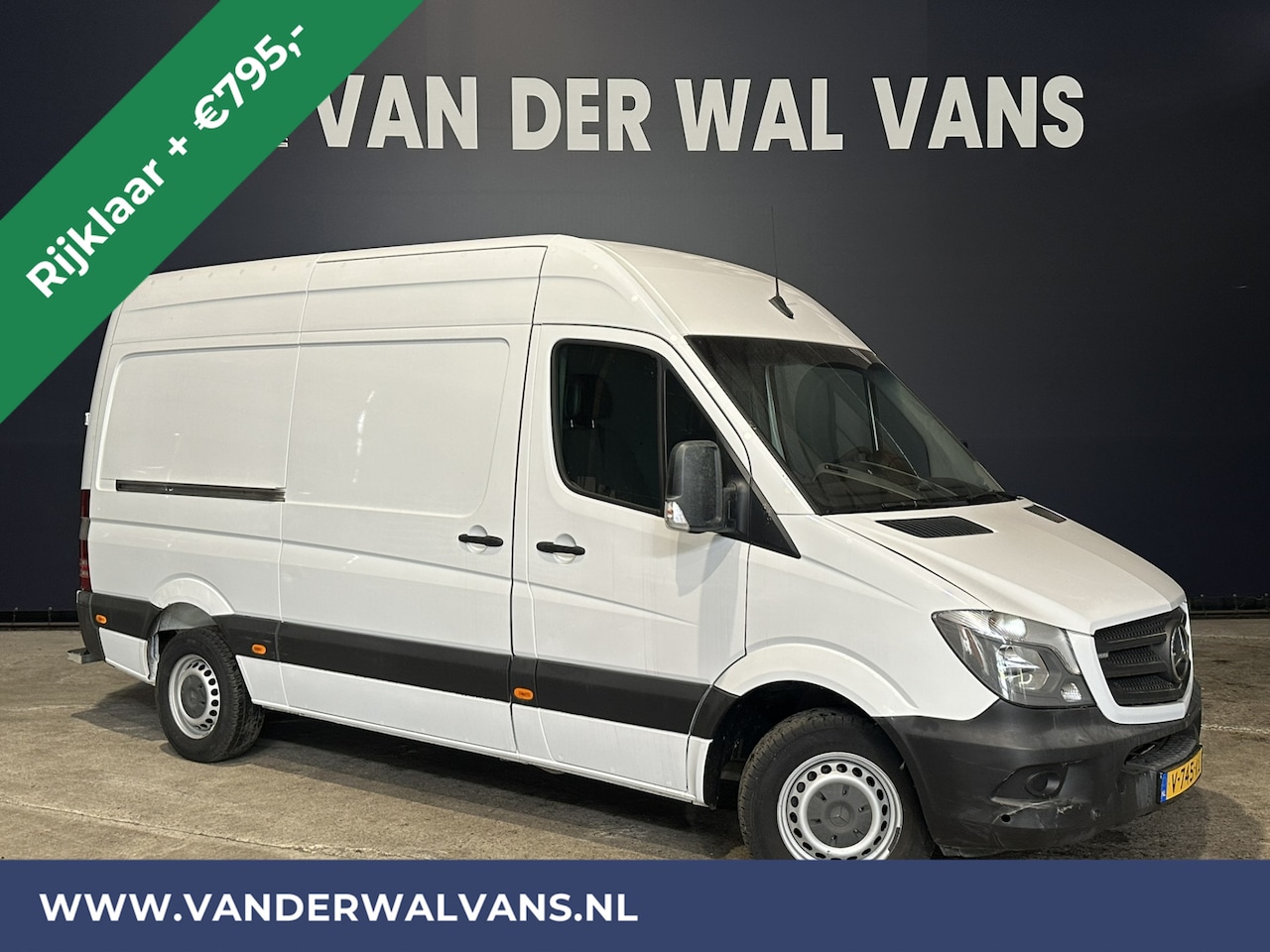 Mercedes-Benz Sprinter - 316 CDI 163 pk L2H2 Euro6 RIJKLAAR Airco | 2800kg trekhaak | Navigatie | Cruisecontrol, Pa - AutoWereld.nl