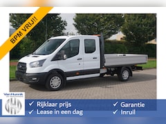 Ford Transit - 350L 165PK Doka L4 RWD BPM VRIJ 12" Sync4 Apple CP/Android A, Trekhaak NR. B01