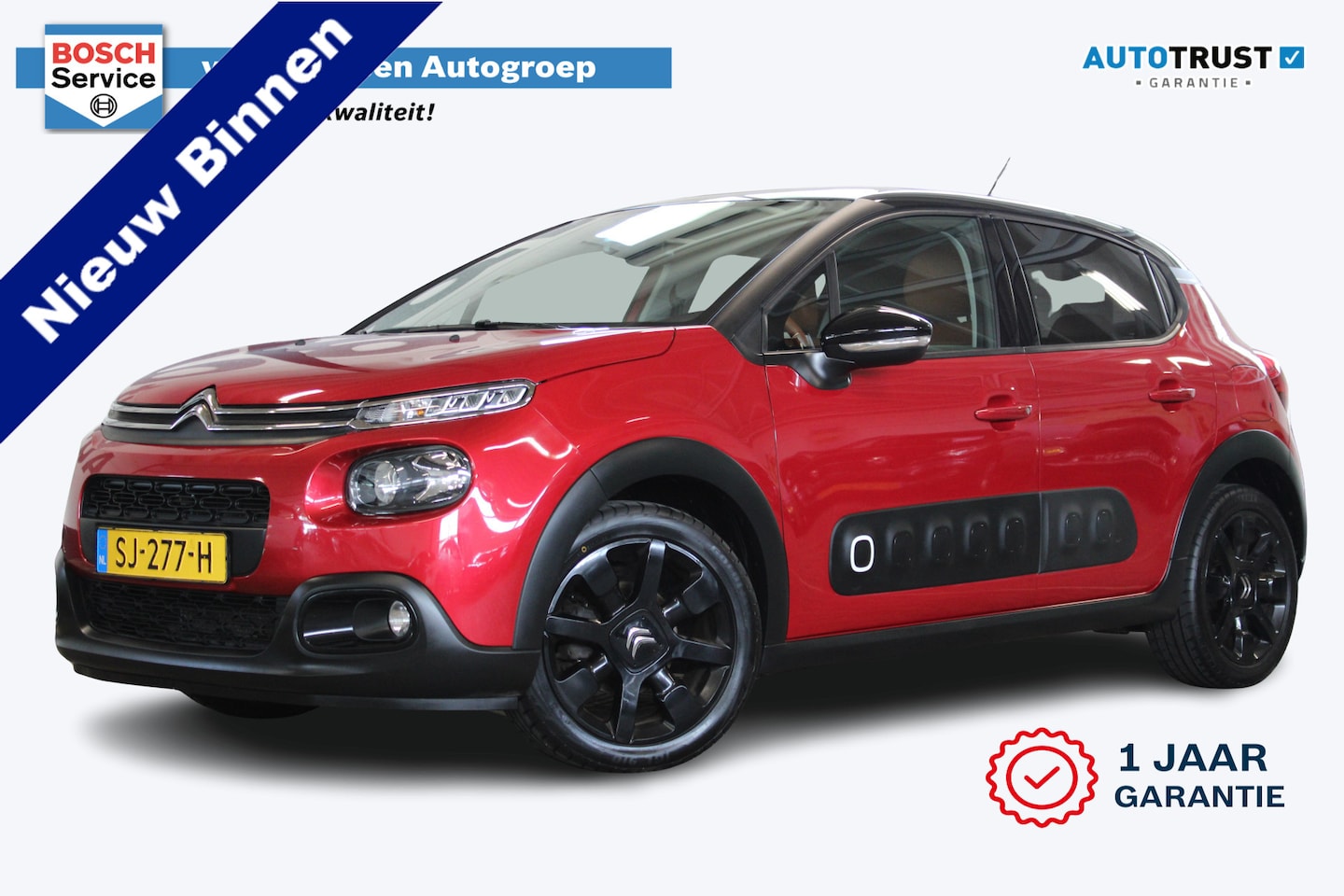 Citroën C3 - 1.2 PureTech S&S Shine | Incl. 12 maanden garantie | Apple CarPlay | Cruise control | Clim - AutoWereld.nl