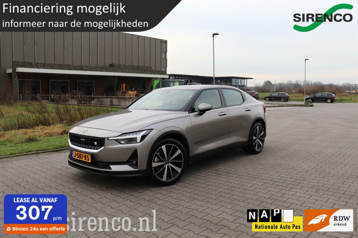 Polestar 2 - Long Range Dual Motor Launch Edition 78kWh LRDM soh 91% stoelverwarming+koeling panodak vo - AutoWereld.nl