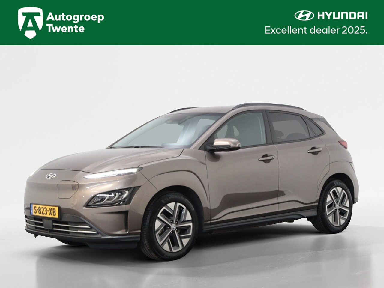 Hyundai Kona Electric - EV Premium 64 kWh | Leer | Navigatie | Camera | Carplay | - AutoWereld.nl