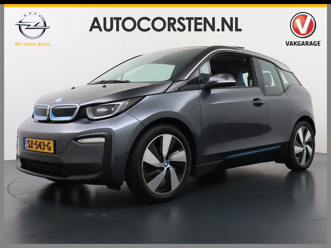 BMW i3 - AUT.170pk Panodak Warmtepomp Keyless Navi-Pro MultiMedia WiFi-vb. Led 19"StoelverwarmdRege - AutoWereld.nl