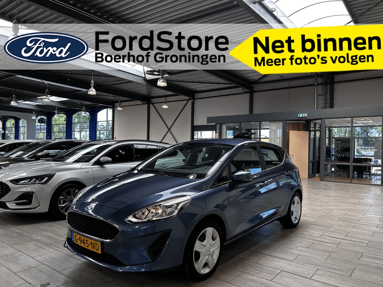 Ford Fiesta - 1.1 85pk Trend | Parkeersens. achter | Cruise | Navi | Apple carplay | Android auto | - AutoWereld.nl