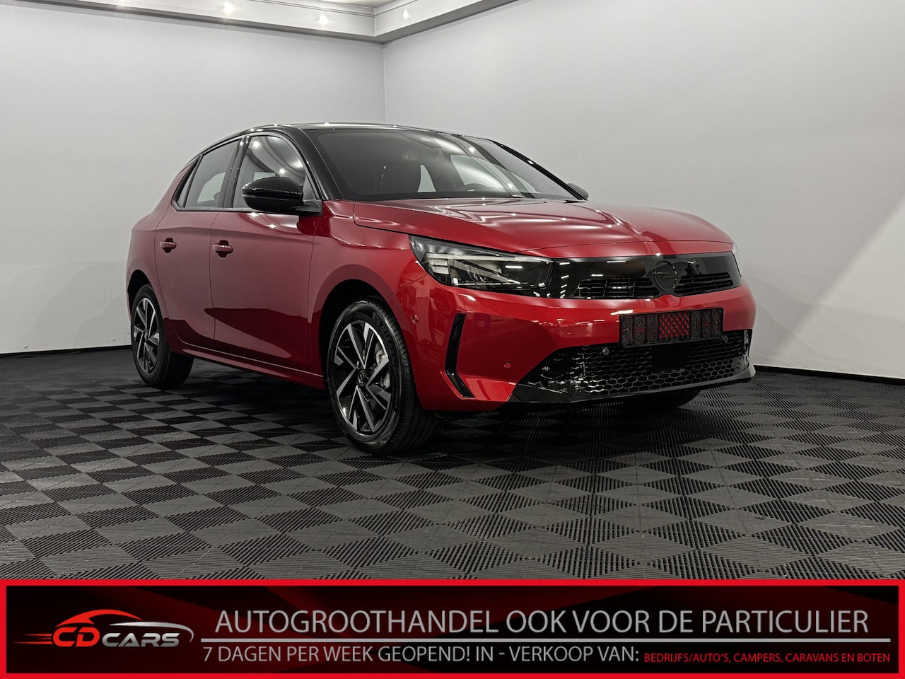 Opel Corsa - 1.2 GS Line Half leder, Camera, Apple carplay, Virtual desk, Winterpakket, Cruise control, - AutoWereld.nl