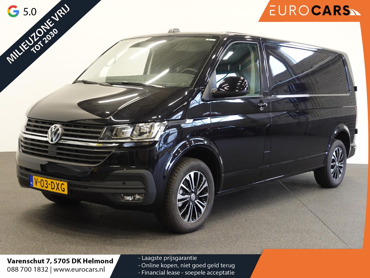 Volkswagen Transporter - 150pk L2H1 28 Highline Automaat Trekhaak Navigatie Carplay Camera  Cruise control Lm velge - AutoWereld.nl