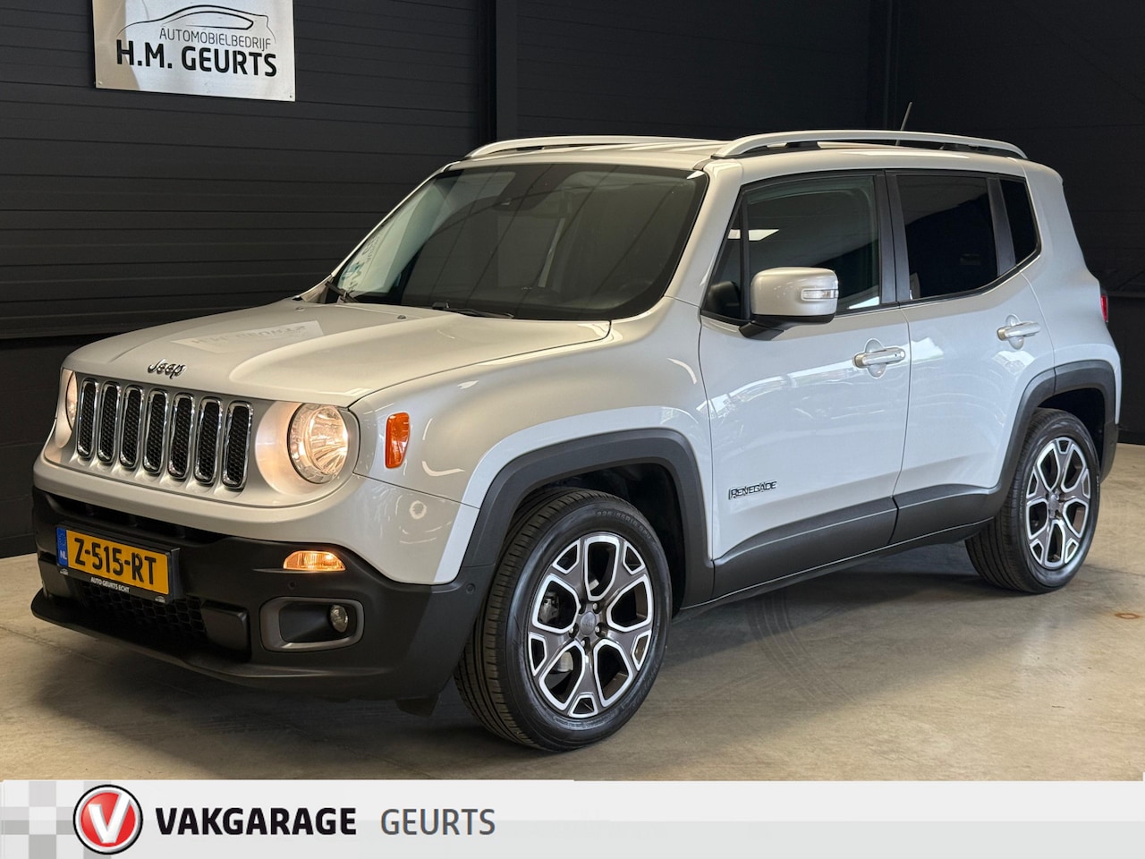 Jeep Renegade - 1.4T Automaat Limited Leder Navi Clima Cruise Zeer Compleet! - AutoWereld.nl