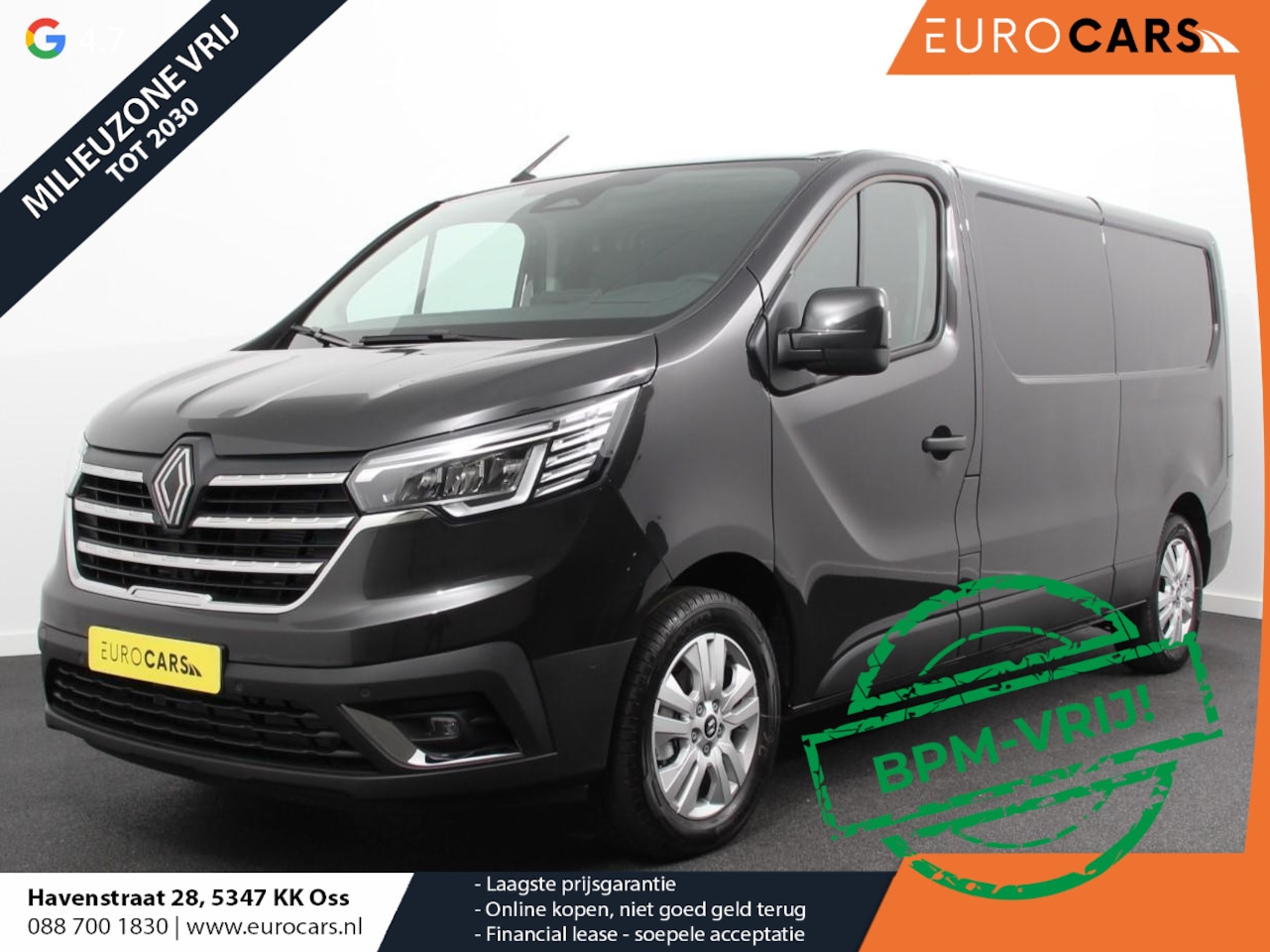 Renault Trafic - 2.0 Blue dCi 150 EDC T30 L2H1 Advance Navigatie Airco Lichtmetalen velgen Betimmering Trek - AutoWereld.nl